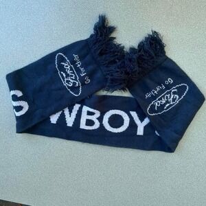 cowboys navy snuggely scarf